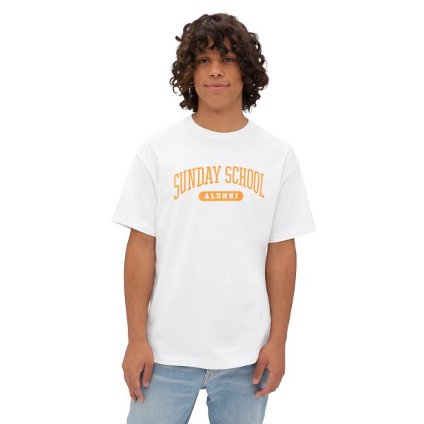 Sunday School Alumni- Unisex Oversized Boxy Tee - Image 11