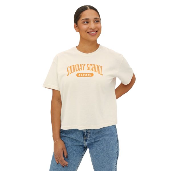 Sunday School Alumni- Women's Boxy Tee