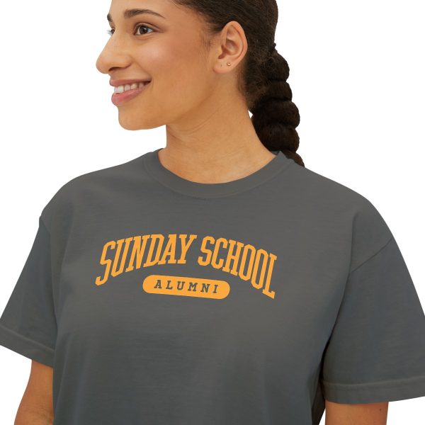 Sunday School Alumni- Women's Boxy Tee - Image 12