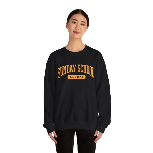 Sunday School Alumni- Unisex Heavy Blend™ Crewneck Sweatshirt - Image 5