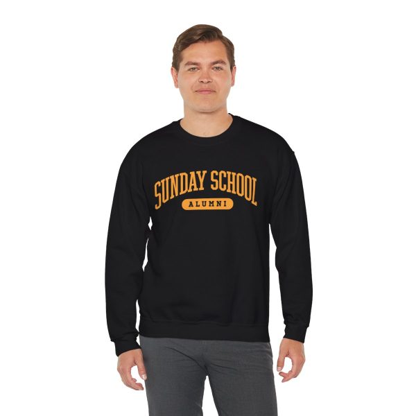 Sunday School Alumni- Unisex Heavy Blend™ Crewneck Sweatshirt - Image 6