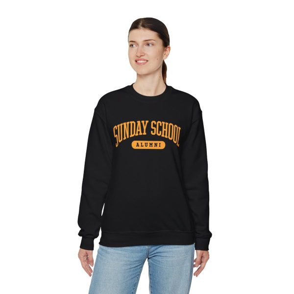 Sunday School Alumni- Unisex Heavy Blend™ Crewneck Sweatshirt - Image 8