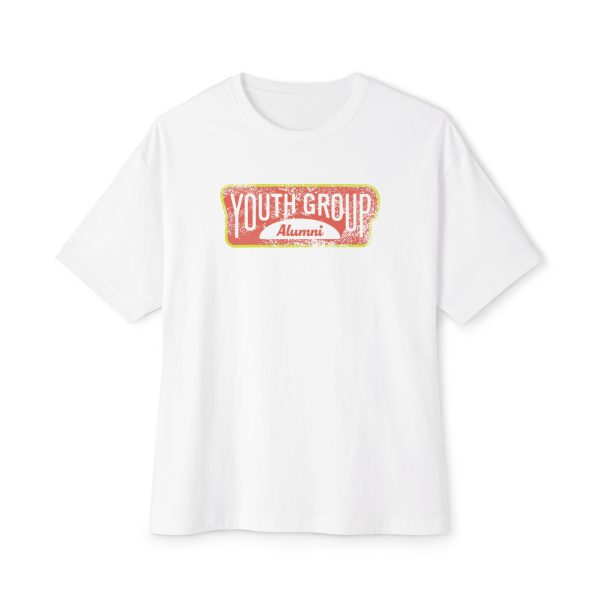 Youth Group Alumni- Unisex Oversized Boxy Tee - Image 2